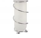 Toilet brush holder toilet from the floor-satin-finish glass and chromed brass-bristle accessories and spare parts available