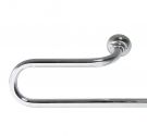 towel bar rod bent for the towel - wall mounted - metal high-quality, rust-resistant