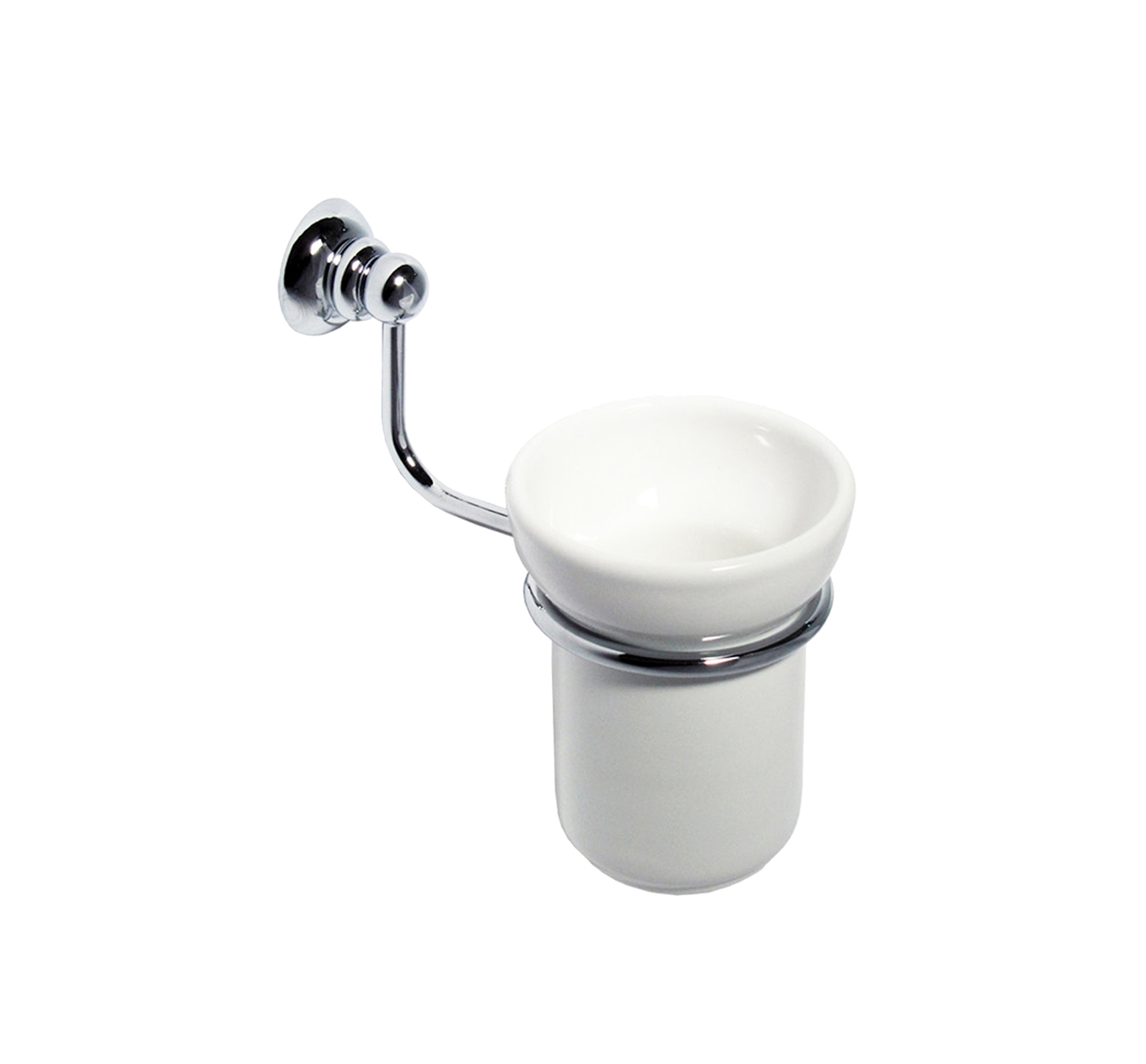 Bicchiere per spazzolini denti da muro LHP 8 x 12 x 16 cm - LINEA PRIMAVERA