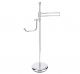 Piantana stile inglese, porta carta e salviette bidet H 79 cm LINEA PRIMAVERA