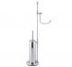 Piantana porta scopino e carta 74 cm  base 15 cm - PIANTANE SALVASPAZIO