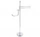 Piantana porta rotolo e salviette da bidet altezza 79 cm base 15 cm SALVASPAZIO