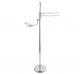 Piantana bagno porta salviette da bidet e sapone 79 cm base 15 cm - SALVASPAZIO