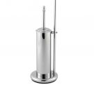 STANDING TOILET BRUSH HOLDER, PAPER HOLDER AND TOWEL BAR - SAVE SPACE - BATHROOM ACCESSORIES IN CHROME PLATED BRASS