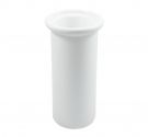 tube in white ceramic for toilet brush wc - bathroom accessories-spare - craft product, tuscan