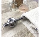 Porta salviette da bagno per bidet - fissaggio a muro con tasselli - prodotto in ottone antiruggine-garanzia IdeArredoBagno