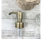 dispenser bagno per sapone liquido - erogatore universale - ottone bronzo alta qualità