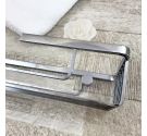 storage for shower/bath-chrome plated brass-modern bathroom-wall mounted-product, anti-rust