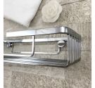 storage for shower/bath-chrome plated brass-modern bathroom-wall mounted-product, anti-rust