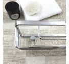 storage for shower/bath-chrome plated brass-modern bathroom-wall mounted-product, anti-rust