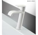 angular double basket for shower wall in matt white - high quality glove holder - rust-free