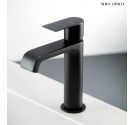 angular double basket for shower wall in matt black color - high quality glove holder - rust-free