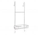 Basket for shower hanging from the glass hooks long with protection and suction - Line bathroom furniture shower