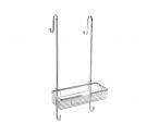 Single basket storage shower container to hang without holes - Geometric design Q.UBI