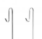 Contenitore portaoggetti singolo cestello da appendere alla doccia-nessun foro a parete-stile geometrico e minimale per bagno