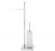 Floor plantain for bathroom furniture with scope and paper door - Q.UBI LINE
