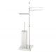 Piantana porta scopino, carta igienica e salviette bidet H 78 cm - LINEA Q.UBI