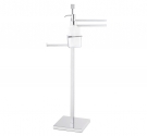 Floor planter for bathroom with paper door, bidet wipes and soap dispenser - Q.UBI LINE