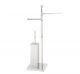 Planter bathroom freestanding square line consisting of scope door, paper door and single wipe door bidet - Q.UBI LINE