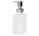 Dispenser porta sapone con pompetta quadra - LINEA CUBO