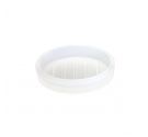 Soap dish Oval top in Frosted Glass for bathroom sink