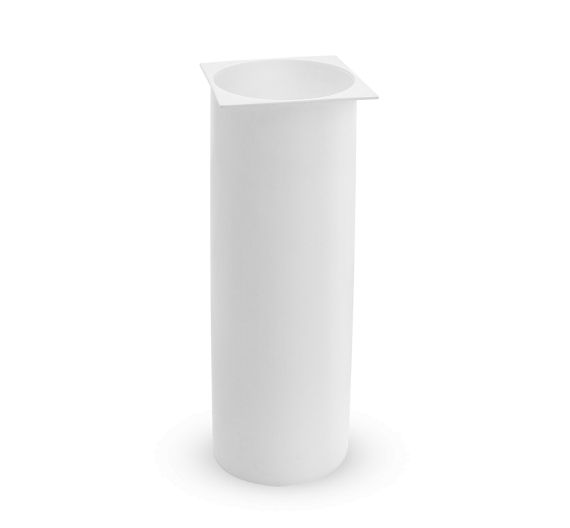 Round cup with square edge antibatterica for sweeps wc