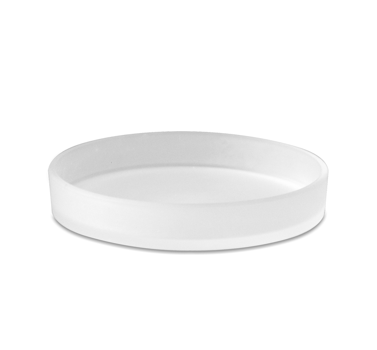 Satin glass support soap case - MINIMAL LINE