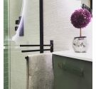 Piantana-porta-salviette-da-bagno-base-salvaspazio-stile-minimal-antiruggine-bianco-opaco-nero-opaco-made-in-italy