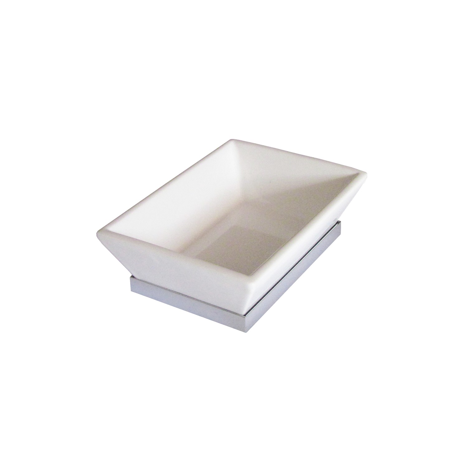 Rectangular shape ceramic soap case | supporting version