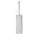 Scopino bagno design quadrato in ottone cromo H 50,50 cm - LINEA CUBO