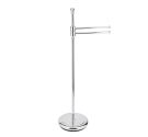 Free-standing luminaire in a classic style, high quality bathroom paper towel holder for bidet-accessories made in Italy