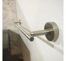 Towel the bathroom to fix to the wall - made of chrome-plated brass - quality handmade product