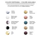 Colori disponibili per scopino in ceramica bianca e ottone cromato antiruggine-idearredobagno la qualità negli accessori bagno