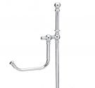 - Standing bathroom toilet brush holder in frosted glass and the door card from the classic - LINE SPRING