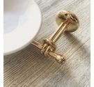 Porta sapone da parete-ceramica bianca e ottone stile italiano bagno di qualità colore gold - oro lucido