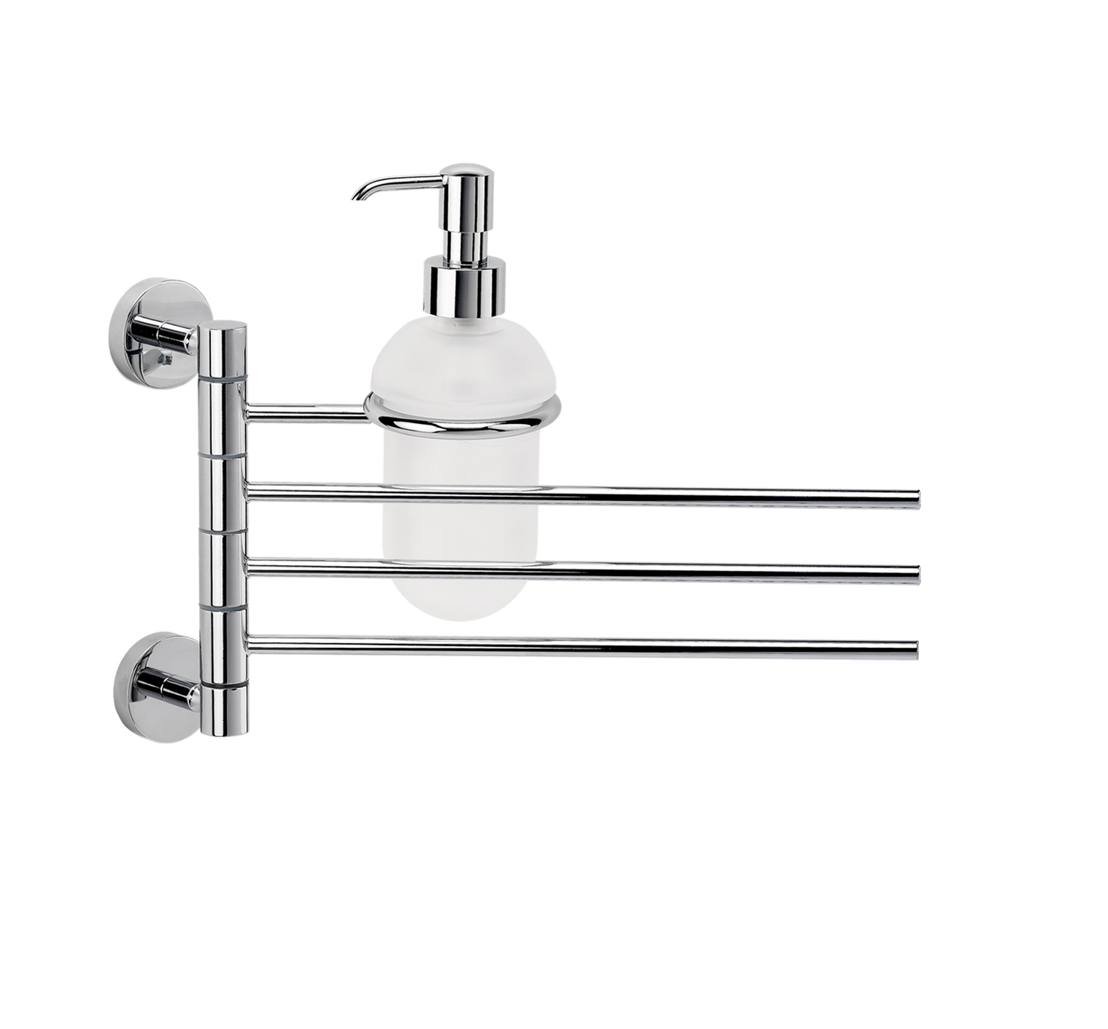 Three-rod wall bidet towels and dispensers - MINIMAL LINE