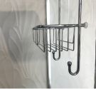 Contenitore porta spugne da appendere al vetro del box doccia complemento con garanzia di qualità e antiruggine prodotto in Ital