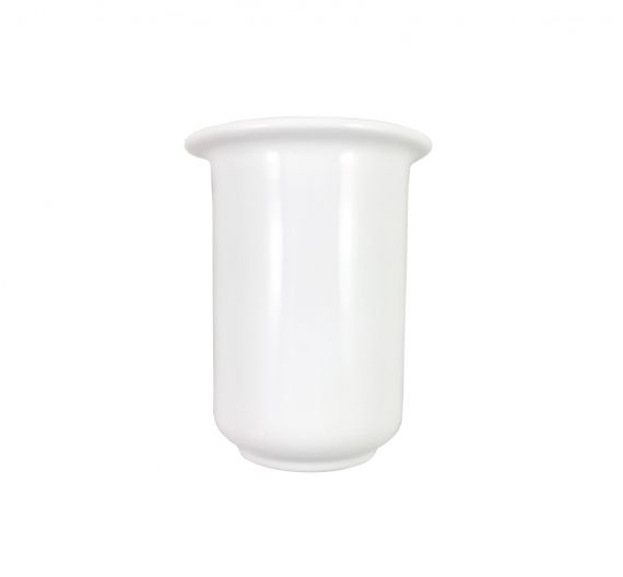 Replacement tube for white ceramic toilet purpose suitable to complete bath plantains and wall accessories quality and elegance