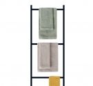 Three-rod bathroom ladder carrying bidet wipes, hand towel and shower towel furniture minimal design made in Italy