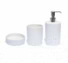 Ceramic complement set for bathroom sink