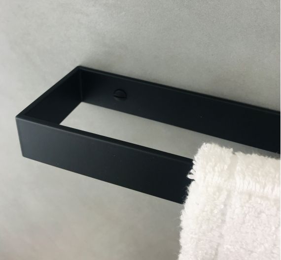 Barra porta salviette ospite da bidet in colore tendenza black matte accessori da bagno stile industriale e qualità garantita