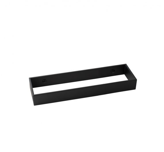 Barre de porte de lingettes d’invité de bidet dans la couleur tendance noir mat accessoires de salle de bains de modèle
