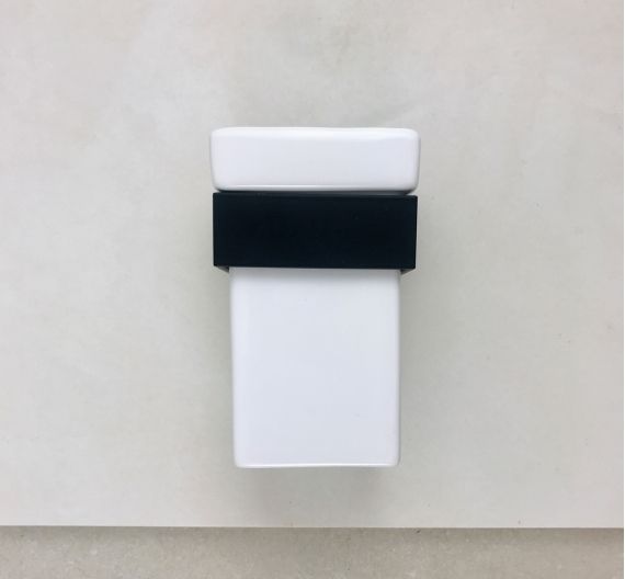 Verre porte brosse à dents en céramique - news tendance salle de bains 2021 - Collection Piana di idearredobagno