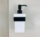 Dispenser porta sapone liquido da fissare a muro per arredamento da bagno design idearredobagno