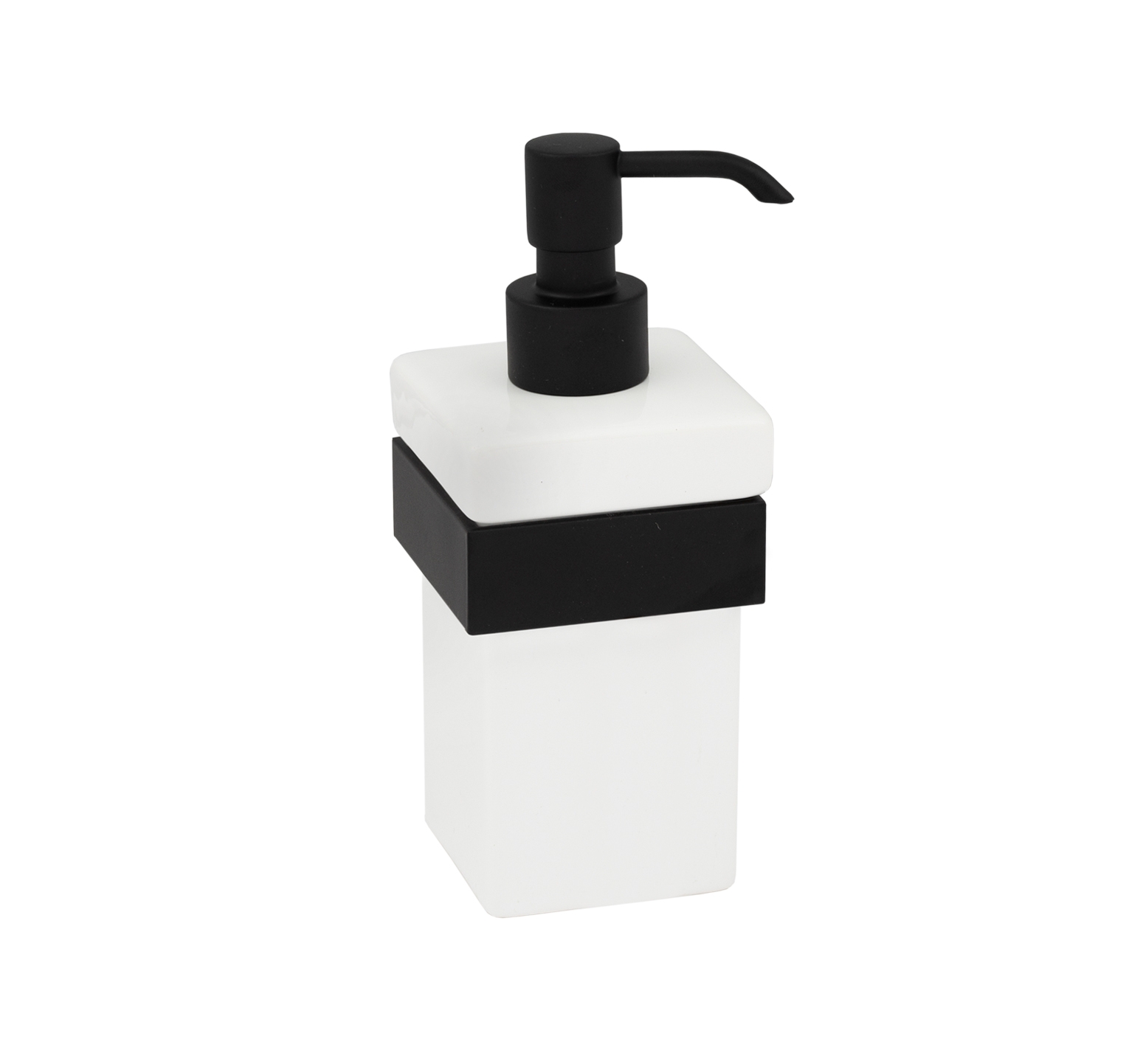 Liquid soap dispenser suspended on the bathroom wall - LINEA PIANA