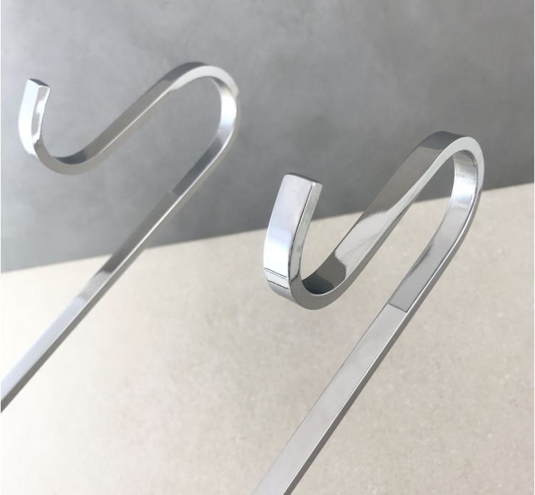 contenitore portaoggetti in acciaio da appendere alla doccia - fili  quadrati design bagno