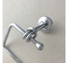 Door roll suspended on the wall to decorate the bathroom - chrome-plated brass high-quality rust - fixing dowels