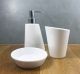 Set di complementi da bagno in ceramica dispenser bicchiere porta sapone - SET 004