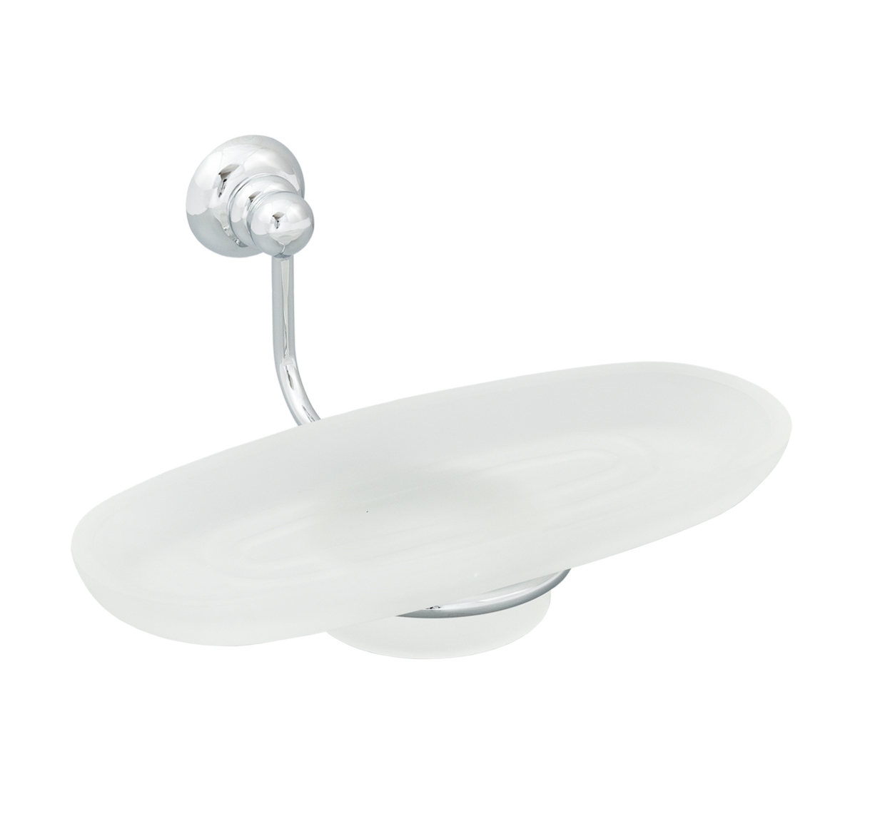 Ceramic soap door suspended on bathroom wall - SPRING LINE
