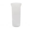 Replacemente toilet brush tube frosted glass